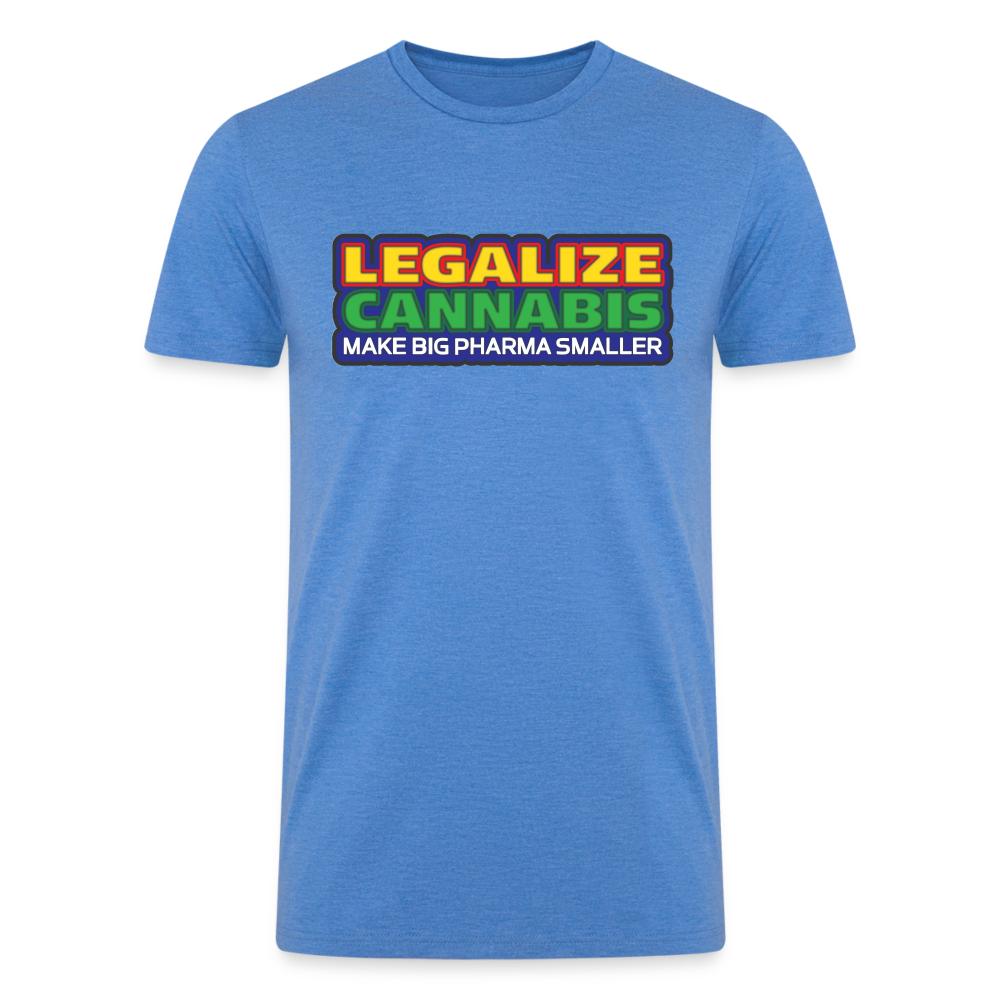 Pharma Shrinker: Legalize Cannabis Tee by iZoot.com -  heather blue
