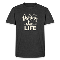 Load image into Gallery viewer, Fishing LIFE T-Shirt - Heather Anthracite
