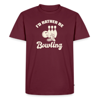 Load image into Gallery viewer, I'd Rather Be Bowling T-Shirt - Burgundy
