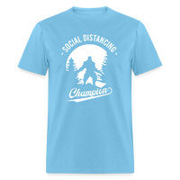 Load image into Gallery viewer, Bigfoot - Social Distancing Champion - aquatic blue

