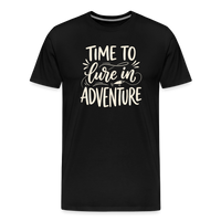 Load image into Gallery viewer, TIME TO Lure in Adventure T-Shirt - Black
