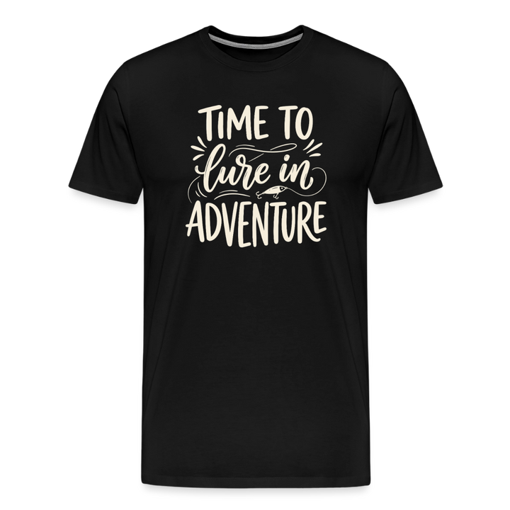 TIME TO Lure in Adventure T-Shirt - Black