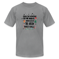 Load image into Gallery viewer, “To the windows to the walls”-Unisex Jersey T-Shirt by Bella + Canvas - slate

