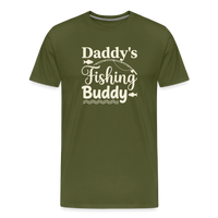 Load image into Gallery viewer, Daddy's Fishing Buddy T-Shirt - Olive Green
