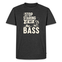 Load image into Gallery viewer, Stop Staring at My Bass T-Shirt - Heather Anthracite
