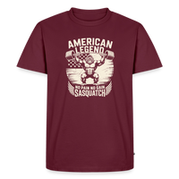Load image into Gallery viewer, American Legend No Pain No Gain Sasquatch T-Shirt - Burgundy
