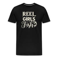 Load image into Gallery viewer, REEL Girls Fish T-Shirt - Black

