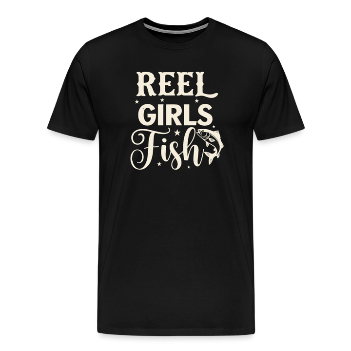 REEL Girls Fish T-Shirt - Black