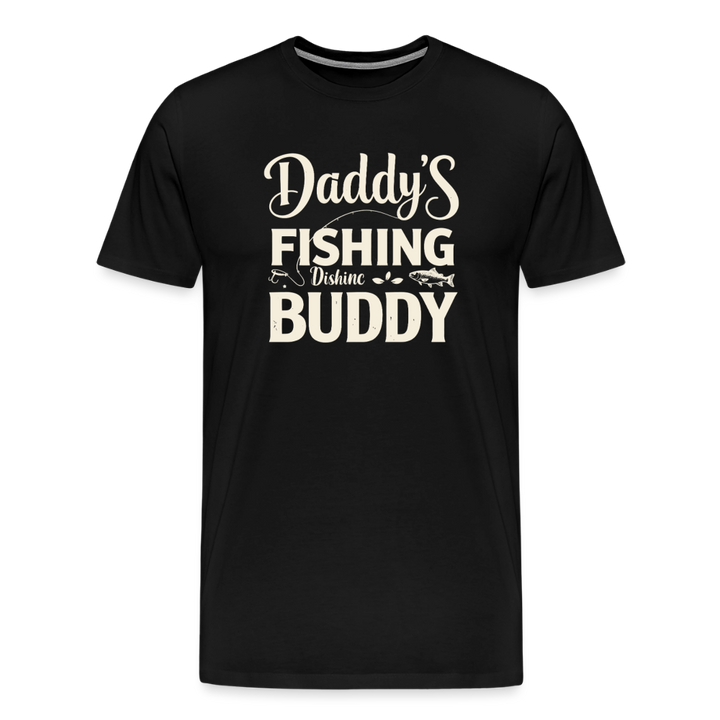 Daddy's Fishing Buddy T-Shirt - Black