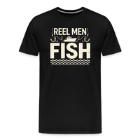 Load image into Gallery viewer, REEL MEN, FISH T-Shirt - Black
