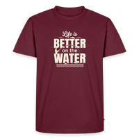 Load image into Gallery viewer, Life Is Better on the Water T-Shirt - Burgundy
