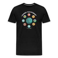 Load image into Gallery viewer, XL SEO Guru: &#39;I Ruined the Internet, I&#39;m an SEO&#39; – Men&#39;s Premium Tee for XL and Up - black

