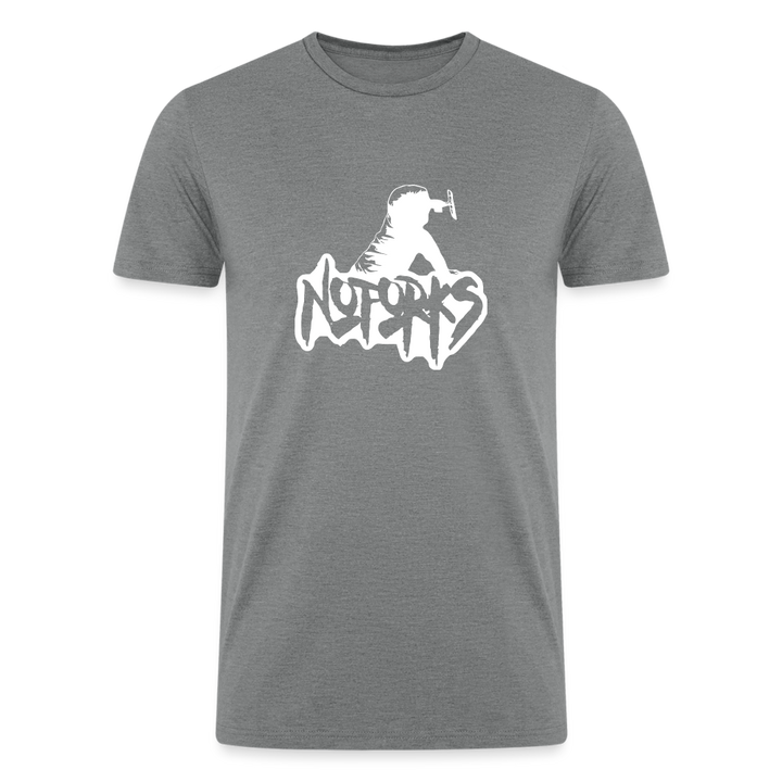 Forkin' Comfy – No Forks Super Soft Tri-Blend Tee - heather gray