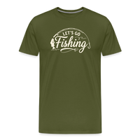 Load image into Gallery viewer, Let's GO Fishing T-Shirt - Olive Green

