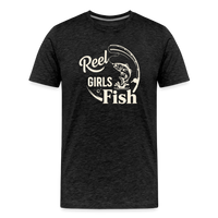 Load image into Gallery viewer, Reel Girls Fish T-Shirt - Charcoal Grey
