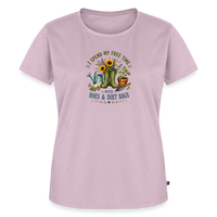 Load image into Gallery viewer, I Spend My Free Time With Hoes &amp; Dirt Bags Women’s Premium T-Shirt - Dusty Pink
