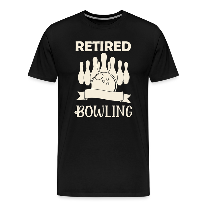 Retired Gone Bowling T-Shirt - Black
