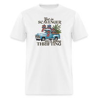 Load image into Gallery viewer, “Get in scavenger, we’re going thrifting”-Unisex Classic T-Shirt - white

