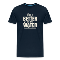 Load image into Gallery viewer, Life Is Better on the Water T-Shirt - Deep Navy
