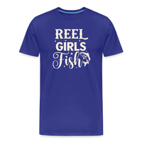 Load image into Gallery viewer, REEL Girls Fish T-Shirt - Royal Blue
