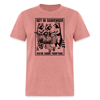 Load image into Gallery viewer, “Get in scavenger, we’re thrifting-raccoons”-Unisex Classic T-Shirt - heather mauve
