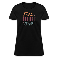 Load image into Gallery viewer, “Pies Before Guys”-Women&#39;s T-Shirt - black
