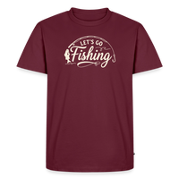 Load image into Gallery viewer, Let's GO Fishing T-Shirt - Burgundy
