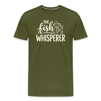 Load image into Gallery viewer, The Fish Whisperer T-Shirt - Olive Green
