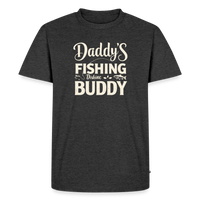 Load image into Gallery viewer, Daddys Fishing Dishine Buddy T-Shirt - Heather Anthracite

