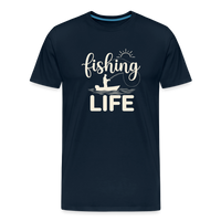 Load image into Gallery viewer, Fishing LIFE T-Shirt - Deep Navy
