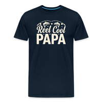 Load image into Gallery viewer, Reel Cool PAPA T-Shirt - Deep Navy
