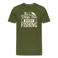 Load image into Gallery viewer, He Best, Jays Hie Isdent Fishing T-Shirt - Olive Green
