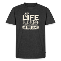 Load image into Gallery viewer, Life Is Better At The Lake T-Shirt - Heather Anthracite
