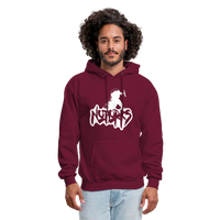 Load image into Gallery viewer, Fork Off! – The No Forks Official Men&#39;s Hoodie - burgundy
