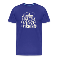 Load image into Gallery viewer, LESS TALK More Fishing T-Shirt - Royal Blue
