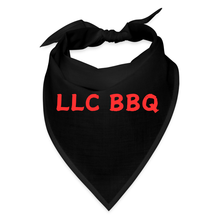 “LLC BBQ”-Bandana - black