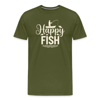 Load image into Gallery viewer, Happy FISH T-Shirt - Olive Green
