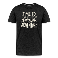 Load image into Gallery viewer, TIME TO Lure in Adventure T-Shirt - Charcoal Grey
