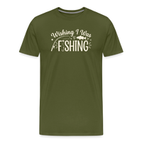 Load image into Gallery viewer, Wishing 1 Was - Shing T-Shirt - Olive Green
