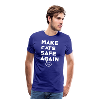 Load image into Gallery viewer, Make Dogs Safe Again&quot; Premium Tee – Stand Up for Our Furry Friends! - royal blue
