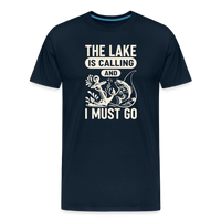 Load image into Gallery viewer, The Lake Is Calling And I Must Go T-Shirt - Deep Navy
