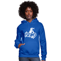 Load image into Gallery viewer, Stick a Hoodie in It – No Forks Women&#39;s Edition - royal blue

