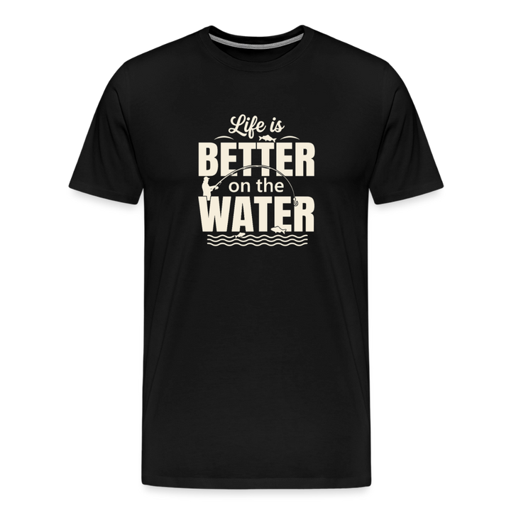 Life Is Better on the Water T-Shirt - Black