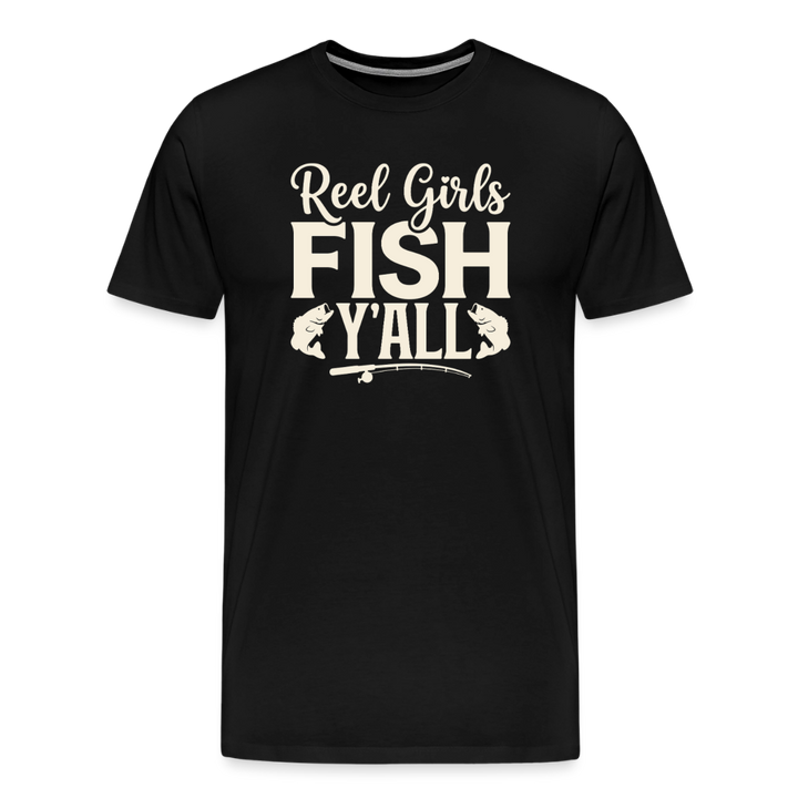 Reel Girls FISH T-Shirt - Black