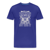 Load image into Gallery viewer, I'm a Bartender I Serve Ass Not Kiss It T-Shirt - Royal Blue
