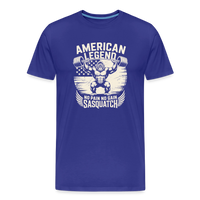 Load image into Gallery viewer, American Legend No Pain No Gain Sasquatch T-Shirt - Royal Blue
