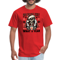 Load image into Gallery viewer, “Ho ho holy shit-What a year”-Unisex Classic T-Shirt - red

