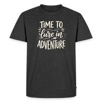 Load image into Gallery viewer, TIME TO Lure in Adventure T-Shirt - Heather Anthracite
