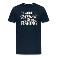 Load image into Gallery viewer, SI Would &amp; Rather Fishing T-Shirt - Deep Navy
