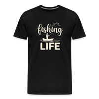 Load image into Gallery viewer, Fishing LIFE T-Shirt - Black
